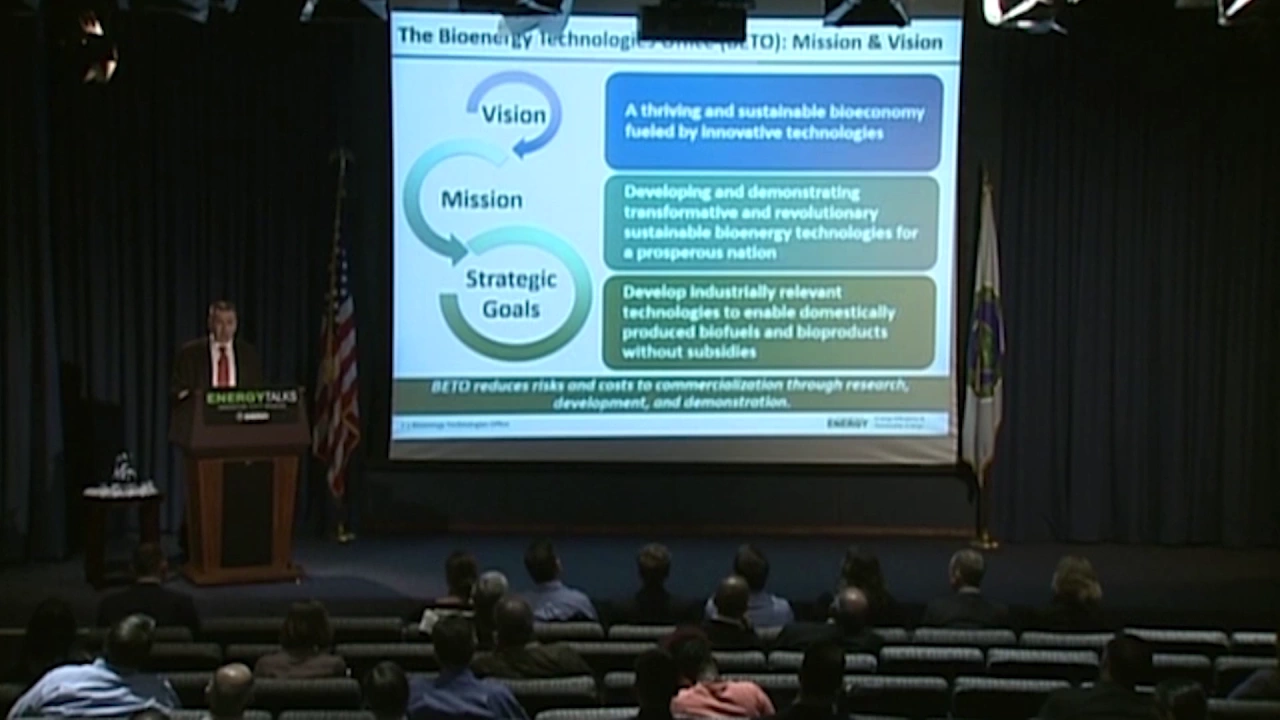Energy Talks - Bioenergy as a Driver for Economic Growth, Energy Security, & Resource Sustainability