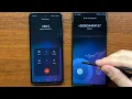 Samsung A52 vs Samsung S22 Ultra with Stylus Incoming Call vs Outgoing Call by Dialing Phone Numbers