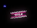 Split Typography Animation Tutorial in After Effects Creative Typography Split-Stack Text
