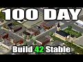 I Survived 100 DAYS In Build 42 Stable for Project Zomboid Part 1