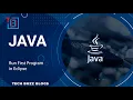 Java - Run First Program in Eclipse TECH BUZZ BLOGS