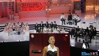 Download TWICE , ITZY , CHUNGHA , TXT , AB6IX , ATEEZ Reaction ' HWASA \u0026 MAMAMOO Full Stage ' | GDA2020 MP3