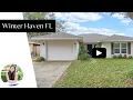 New listing under 260k in Winter Haven FL House For Sale