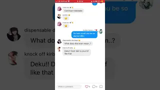 imma dog too mha texting story lyric prank kamideku