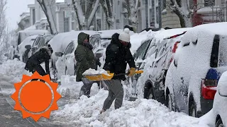 Major nor easter blasts New York City with snow and high winds AccuWeather