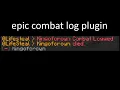 epic combat log plugin