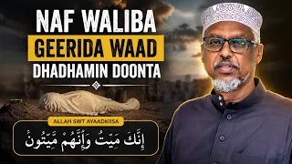 NAF WALIBA GEERIDA WAY DHADHAMIN DOONTAA 😢 | Wacdi Qalbiga Taabanaya┇► Sheekh Mustafe