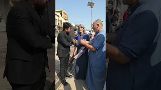 ماهوه السر في حب ال الصدر اسمعو الحجي شكال للسيد الله يوفقك يابه 