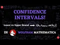 Visualise Confidence Intervals Wolfram Mathematica Coding Tutorial Statistical Graphic Calculator
