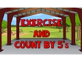 Count by 5 s Exercise and Count By 5 Count to 100 by 5 Counting Songs Jack Hartmann
