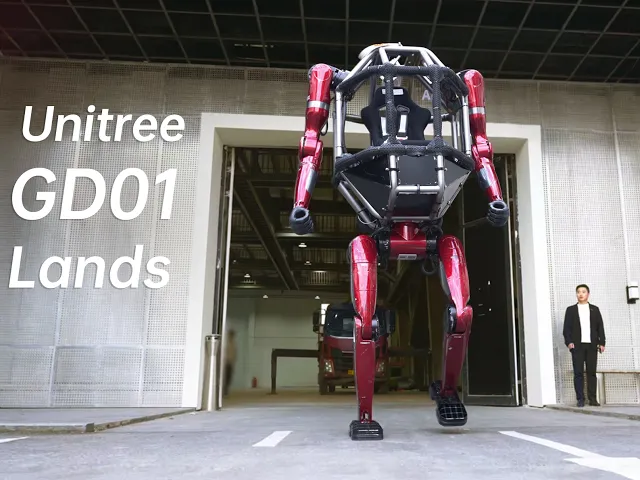 Unitree Unveils: GD01, A Manned Transformable Mecha, from 0,000