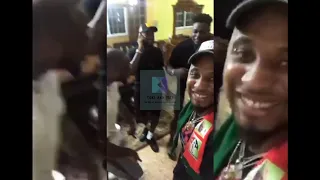 davido and b red in osun for senator ademola adelekes pdp gubernatorial campaign