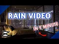 How to Create Rain