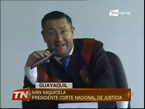 Pleno de la corte nacional de justicia debate varios temas en el puerto principal