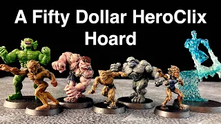 What is in a 50 lot of HeroClix