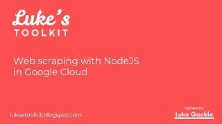 Web Scraping with Node js in Google Cloud