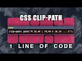 Master CSS Clip-Path Create Custom Shapes with One Line of Code