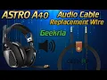 ASTRO A40 Gaming Headset Replacement Cable Wire Cable
