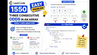LeetCode 1550 - Three Consecutive Odds Easy C Solution