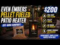 200 Even Embers Pellet Fueled Off-Grid Outdoor Patio Heater Review