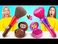 Download Lagu Tantangan Permen Karet VS Makanan Coklat | Pertempuran Makanan Epik Choco DO