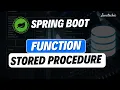 Spring Boot Stored Procedures Functions Hands-On Guide Javatechie