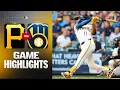 Pirates vs Brewers Highlights 26 MLB Highlights