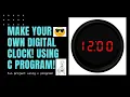 Make a Simple Digital Clock using C program Bangla C fun projects JS Play