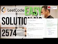 Leetcode Problem 2574 Left and Right Sum Differences Leetcode Solution 2574 Competitive programming