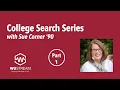 Maximize your College Search Part 1 Sue Corner 90