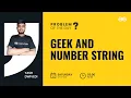 Geek and Number String Problem of the Day 22 Yash Dwivedi