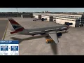 British Airways BA294 B777-200 Landing at London Heathrow Airport Taxi to gate