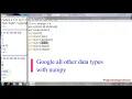 what are numpy properties dtype in numpy shape in numpy size in numpy itemsize numpy