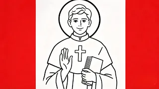 🛑🔥SAN TORIBIO de ROMO | Como dibujar paso a paso #dibujofácil 