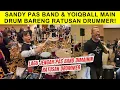 YOIQBALL DAN SANDY PAS BAND MAININ LAGU JENGAH BARENG 100 DRUMMER