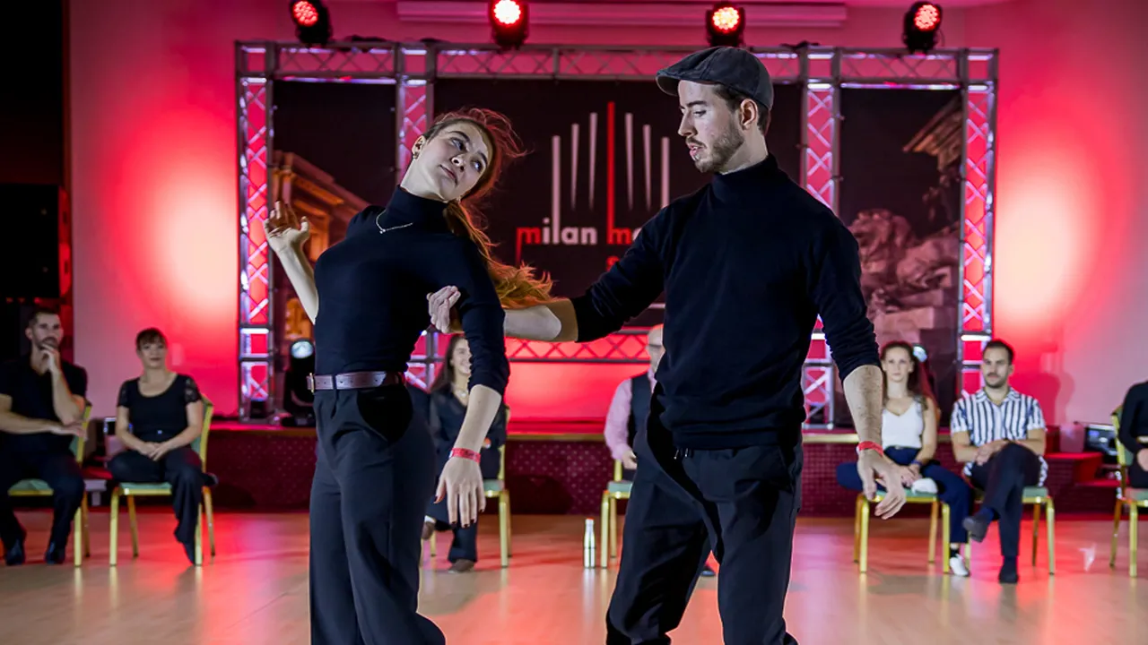 Attila Kobori & Rahel Greiner - 2nd place Strictly Open Finals - Milan Modern Swing 2023