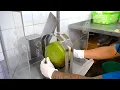 Coconut Heaven! Amazing Coconut Water Production - Thailand Street Food