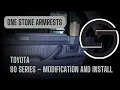 ONE STONE ARMRESTS MODIFY INSTALL TOYOTA LAND CRUISER 80 SERIES