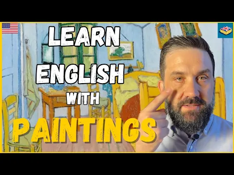 Learn English With Paintings - The Bedroom (Van Gogh) | Comprehensible input A2