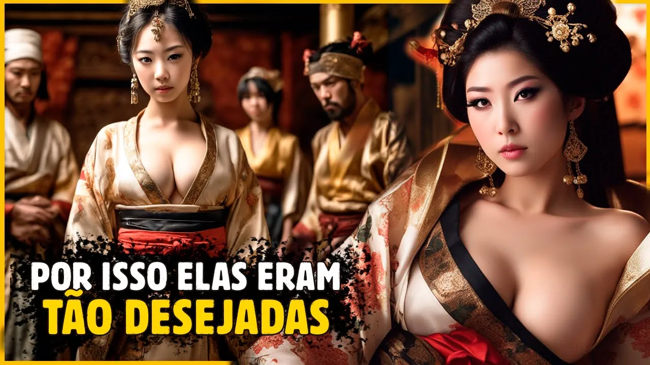 SEGREDOS OCULTOS DAS CORTESÃS DO PERÍODO EDO DO JAPÃO ANTIGO