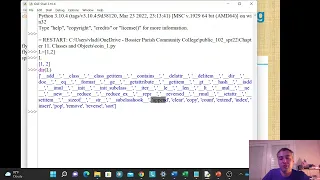 CTEC 102 Chapter 10 Classes and Objects part1