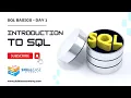 SQL for Beginners The Ultimate Day 1 Roadmap to Mastery