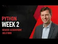 Python Week 2 Graded Assignment IITM BS Degree GA Solutions