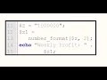 PHP strlen strpos number - format 5f