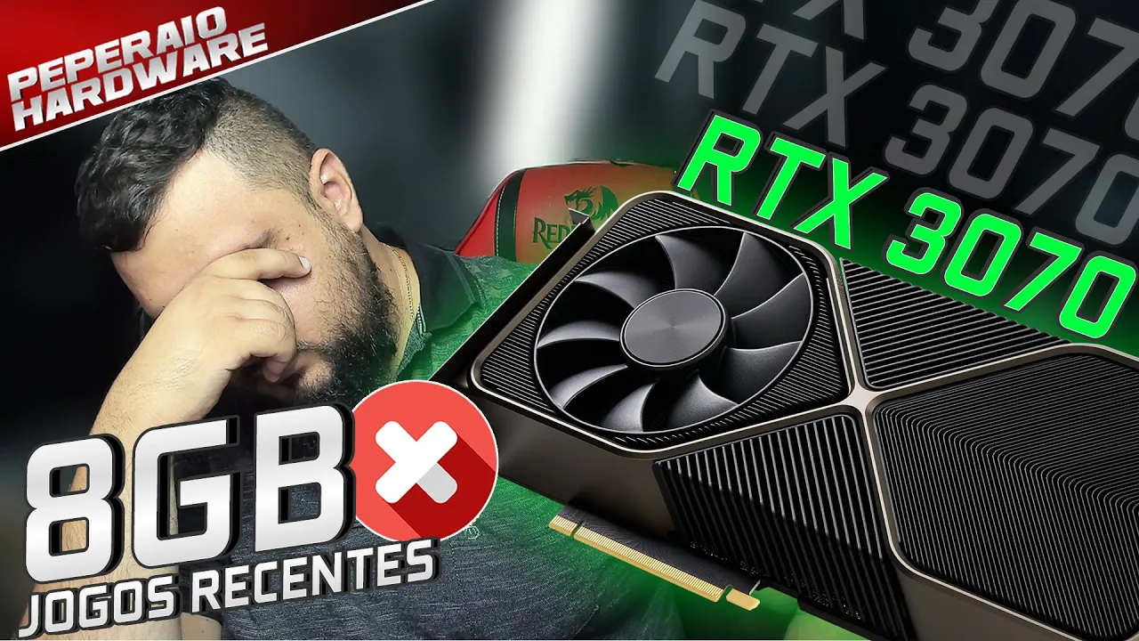 RTX 3070 8GB NÃO DÁ MAIS!?