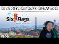 Riding EVERY Roller Coaster in ONE DAY at Six Flags Magic Mountain VLOG 2024