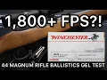 FREIGHT TRAINS 44 Magnum 240gr JSP Winchester White Box Ballistics Gel Ammo Test