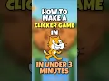 How To Make A Clicker Game In Scratch In Under 3 Minutes