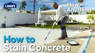 How to Stain Concrete How To Anything