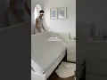 minimalist room tip - white sheets